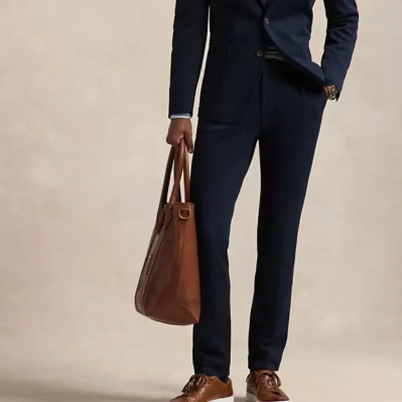 Ralph Lauren Total Comfort Navy Trousers - Picture 6 of 8